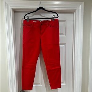 Women's Red Jeans